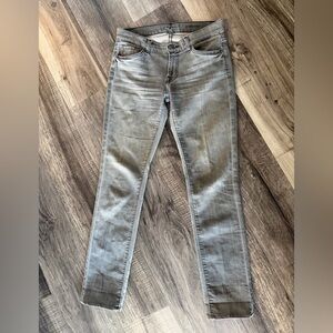 7 For All Mankind Gray Jeans